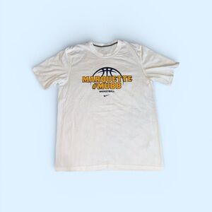 White Marquette Basketball T-Shirt Men’s (M)